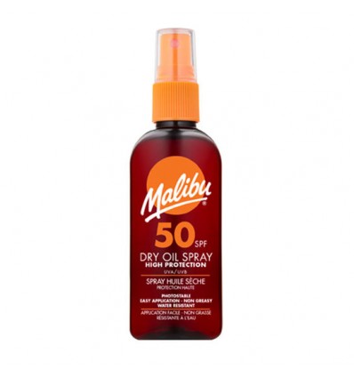 Compra Malibu Sun Dry Oil SPF 50 Spray 200ml de la marca MALIBU al mejor precio